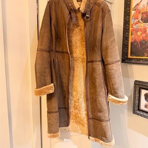 Andrew Marc Genuine Shearling Coat